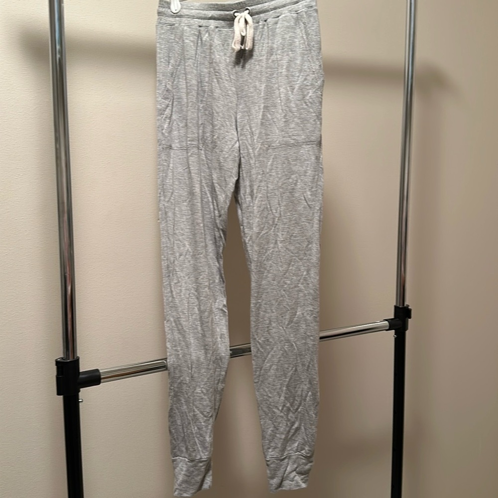 Splendid light grey full length jogger